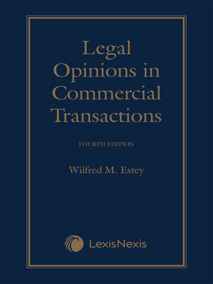 cover image of Legal Opinions in Commercial Transactions